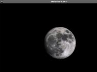 Takto vypadal měs&iacute;c. V&yacute;stup z programu Stellarium